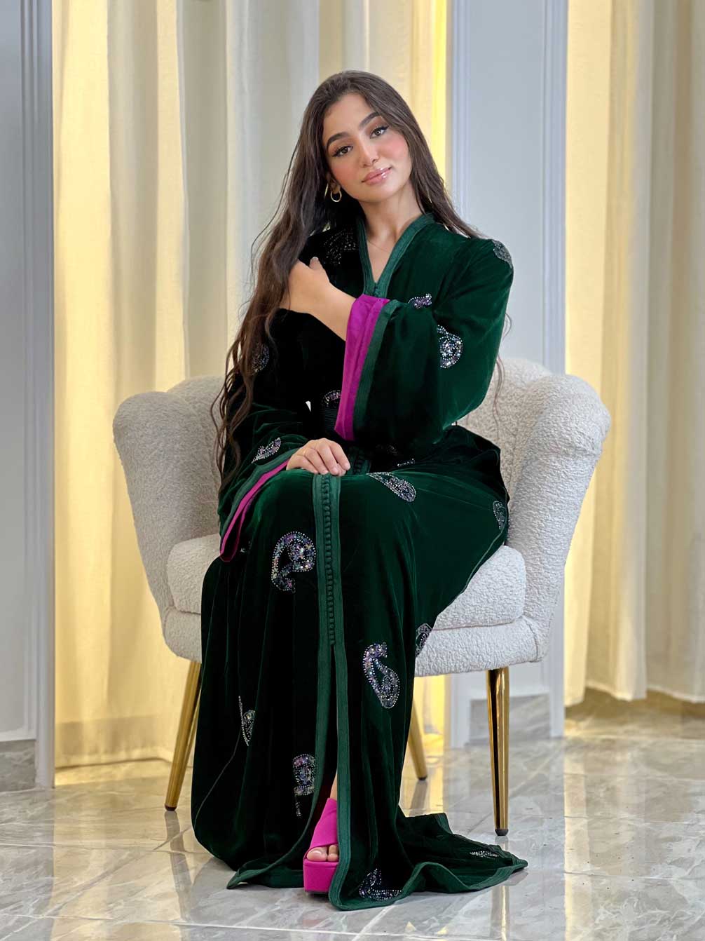 Modern Mosaic Kaftan