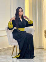 Caftan noir classique