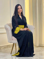 Caftan noir classique