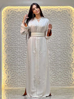 Ivory Elegance Kaftan